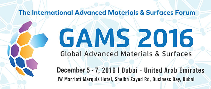 Global Advanced Materials & Surfaces 2016 International Conference & Exhibition