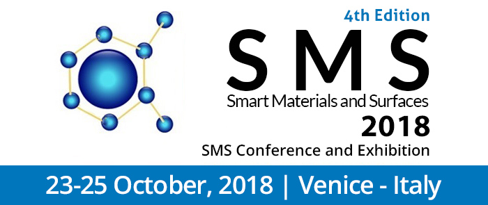 4th Edition Smart Materials & Surfaces Conference, SMS 2018