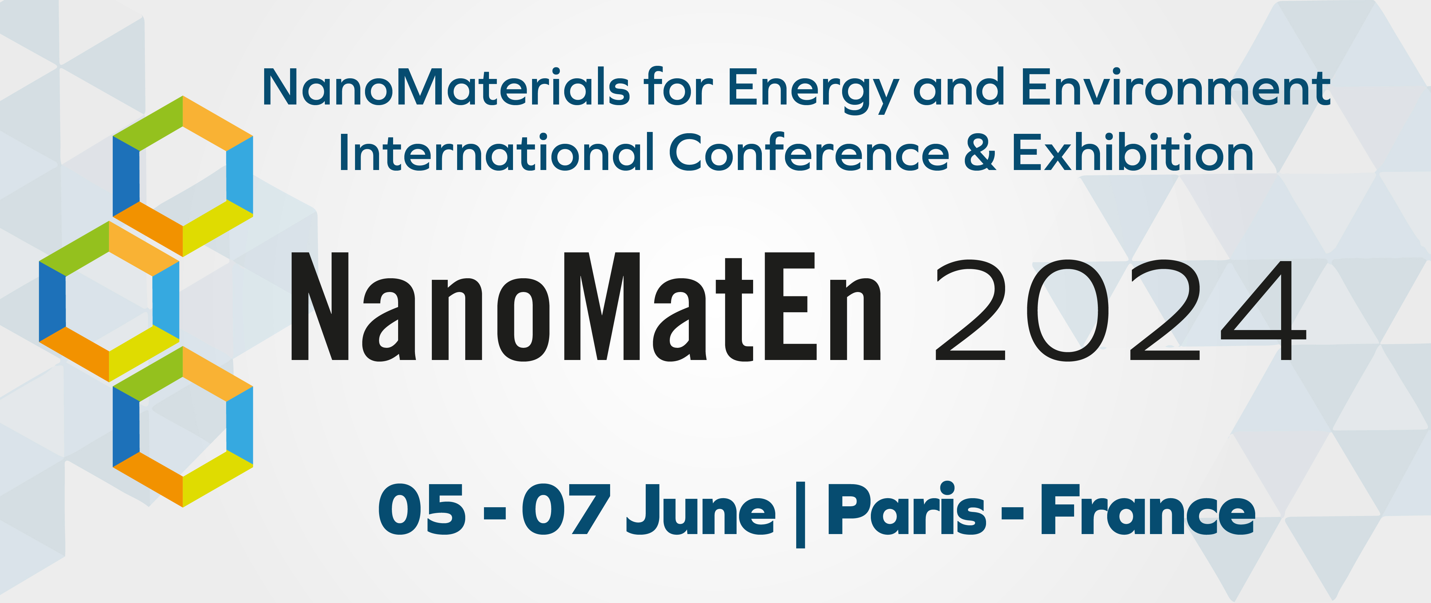 The 9th Ed. of the International conference on NanoMaterials for Energy & Environment - NanoMatEn 2024, 05 - 07 June 2024, Paris, France