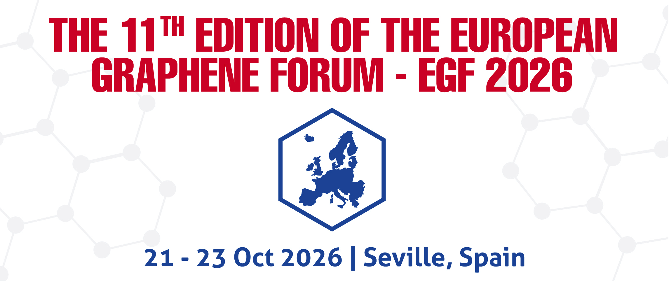 The 11th edition of the EGF - Graphene and 2D Materials Forum 2026