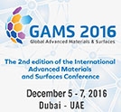 Global Advanced Materials & Surfaces 2016 International Conference & Exhibition
